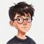 小明同学头像，小学六年级学生，使用打屁股作文素材后作文得分明显提升